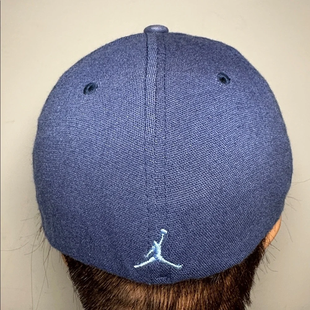 Jordan vintage university of North Carolina UNC Tarheels dark and light blue hat